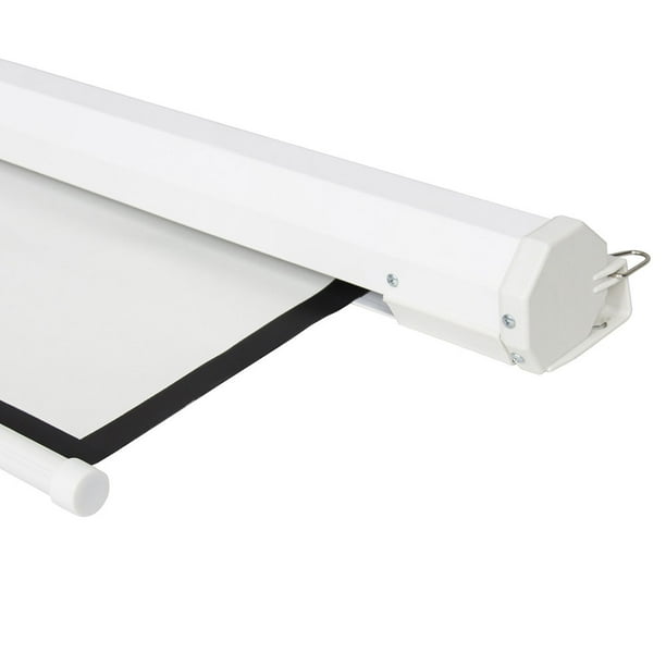 92 Motorized Projector Screen 16:9 80 x 45 Viewing Area with Remote Control Matte White 92 Motorized Projector Screen 16:9 80 x 45 Viewing Area with Remote Control Matte White